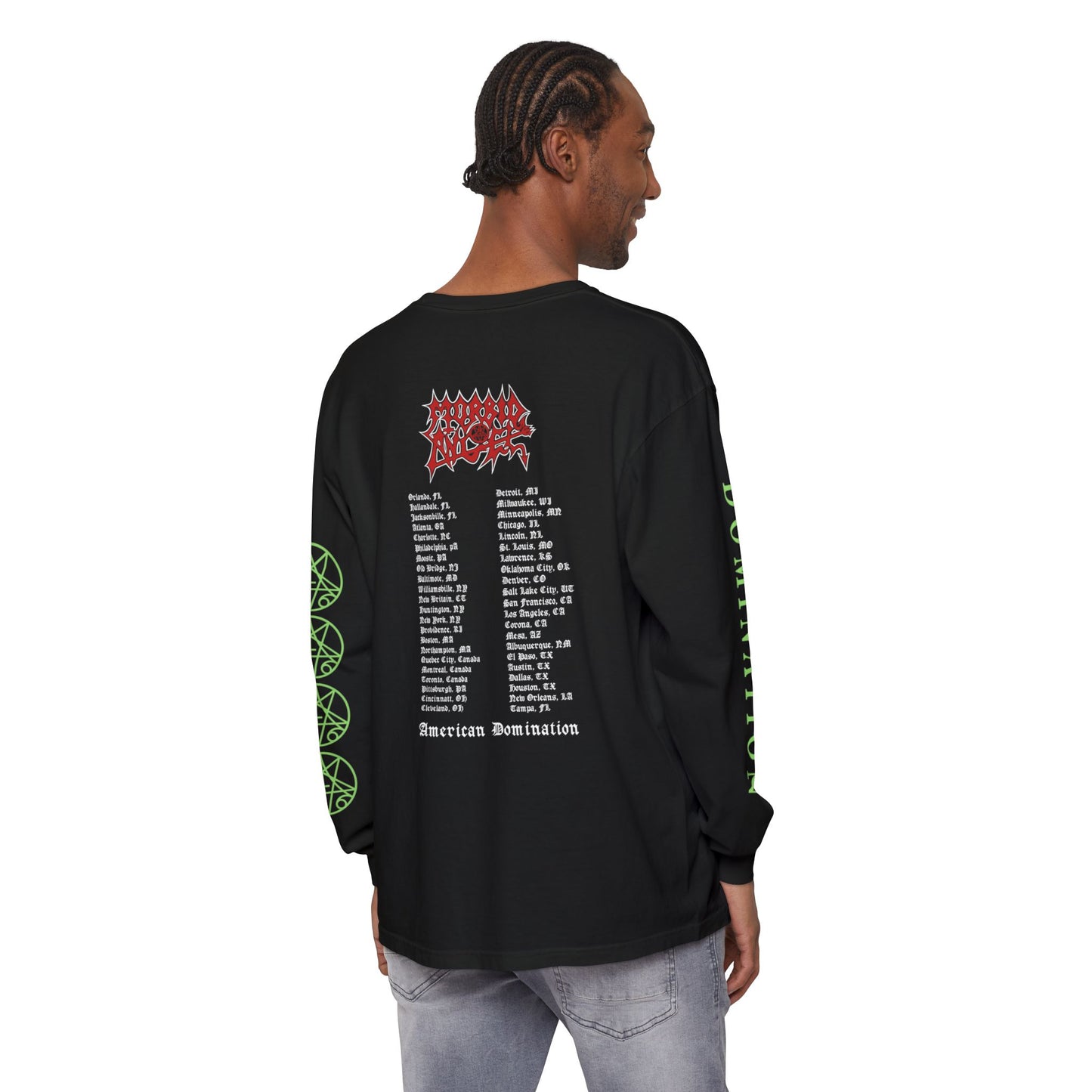 Morbid Angel American Domination Long Sleeve