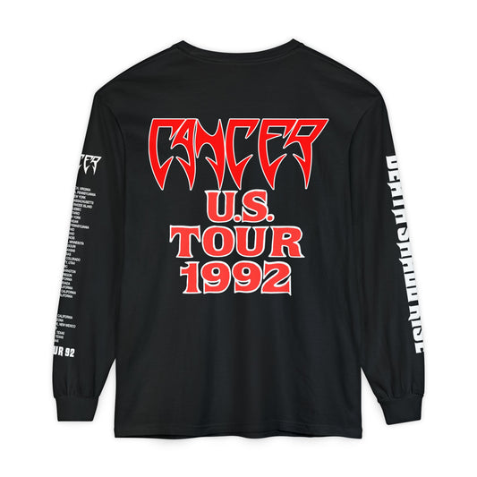 Cancer U.S. Tour 1992 Long Sleeve Tee