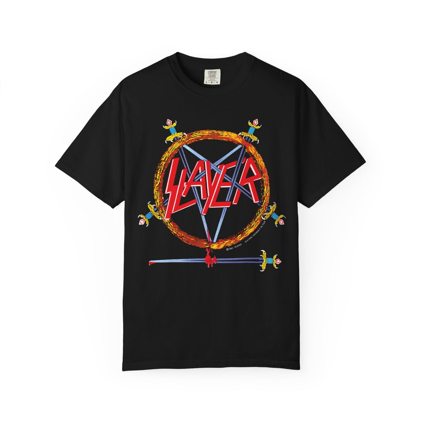 Slayer Hell Awaits Logo T Shirt
