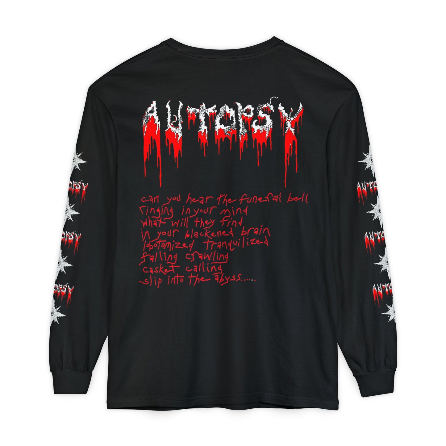 Autopsy Mental Funeral Death Metal Long Sleeve Tee