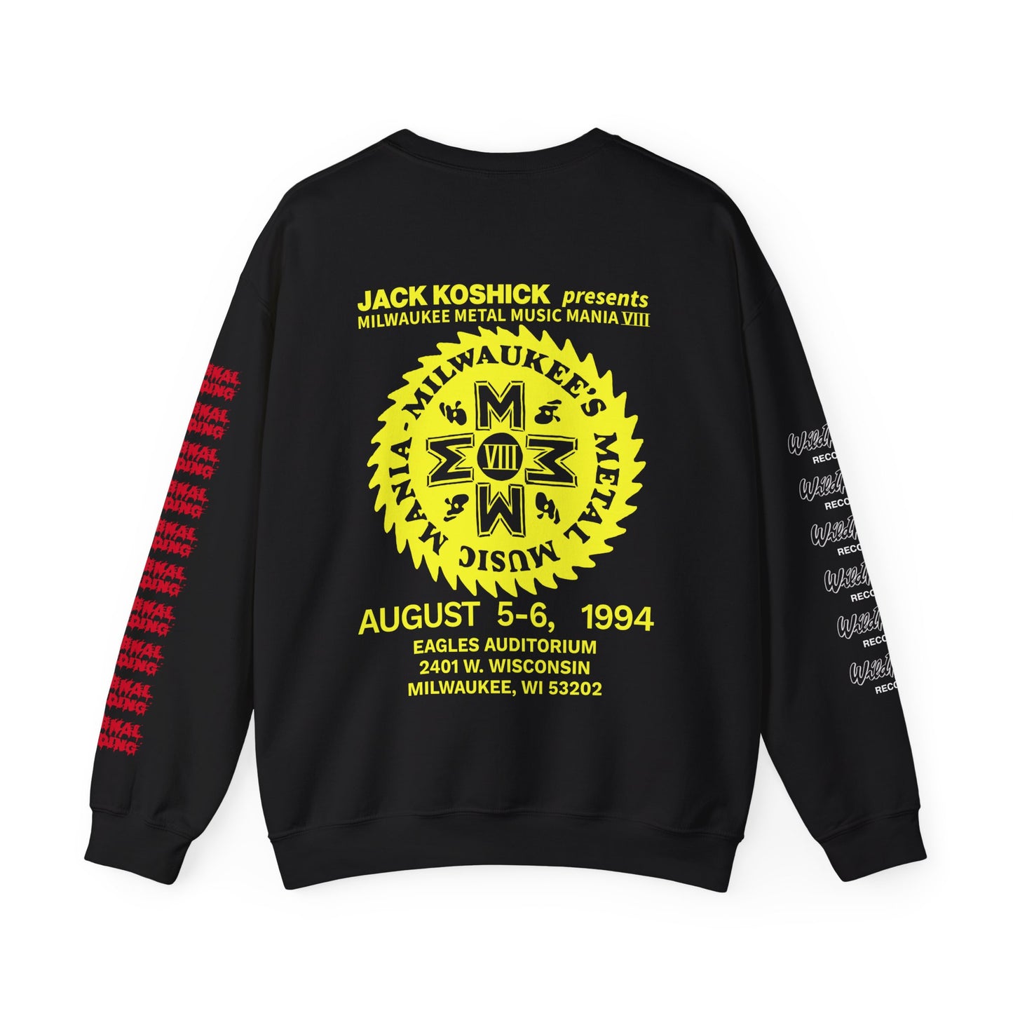 Internal Bleeding Milwaukee Metal Fest Crewneck Sweatshirt