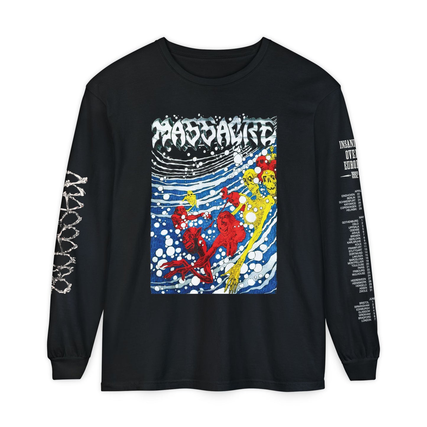 Massacre Insanity Over Europe 1992 Tour LS