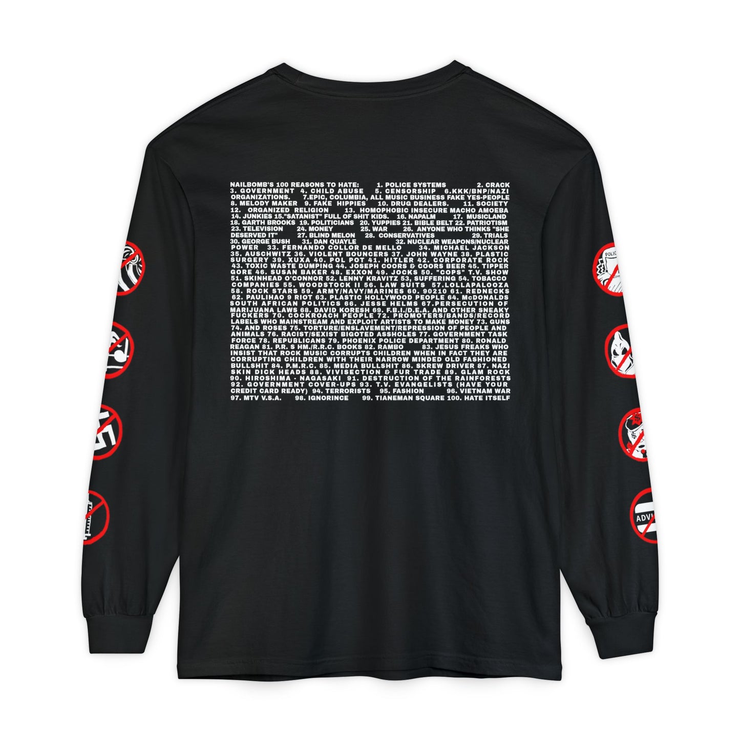 Nailbomb - 100 Reasons To Hate Long Sleeve