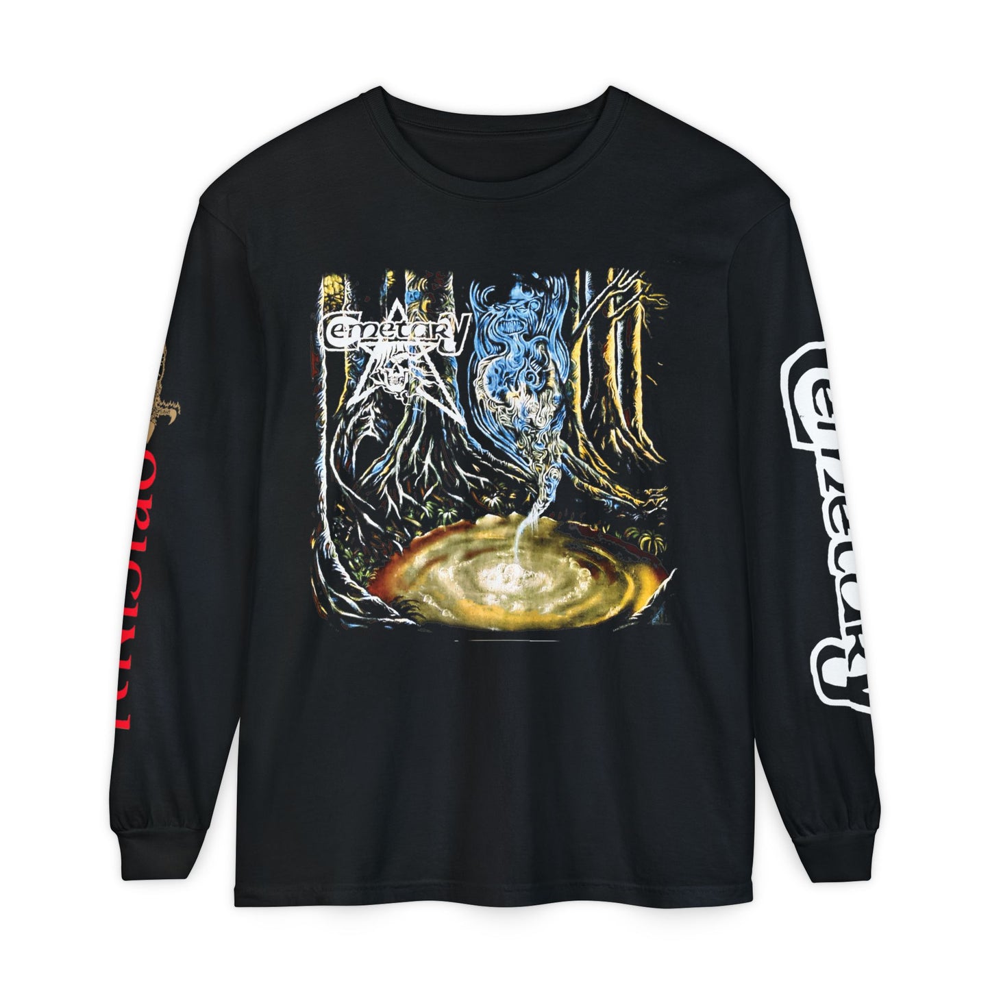 Cemetary An Evil Shade Of Grey Long Sleeve