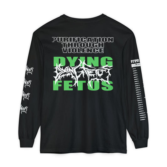 Dying Fetus PTV Green Long Sleeve Tee