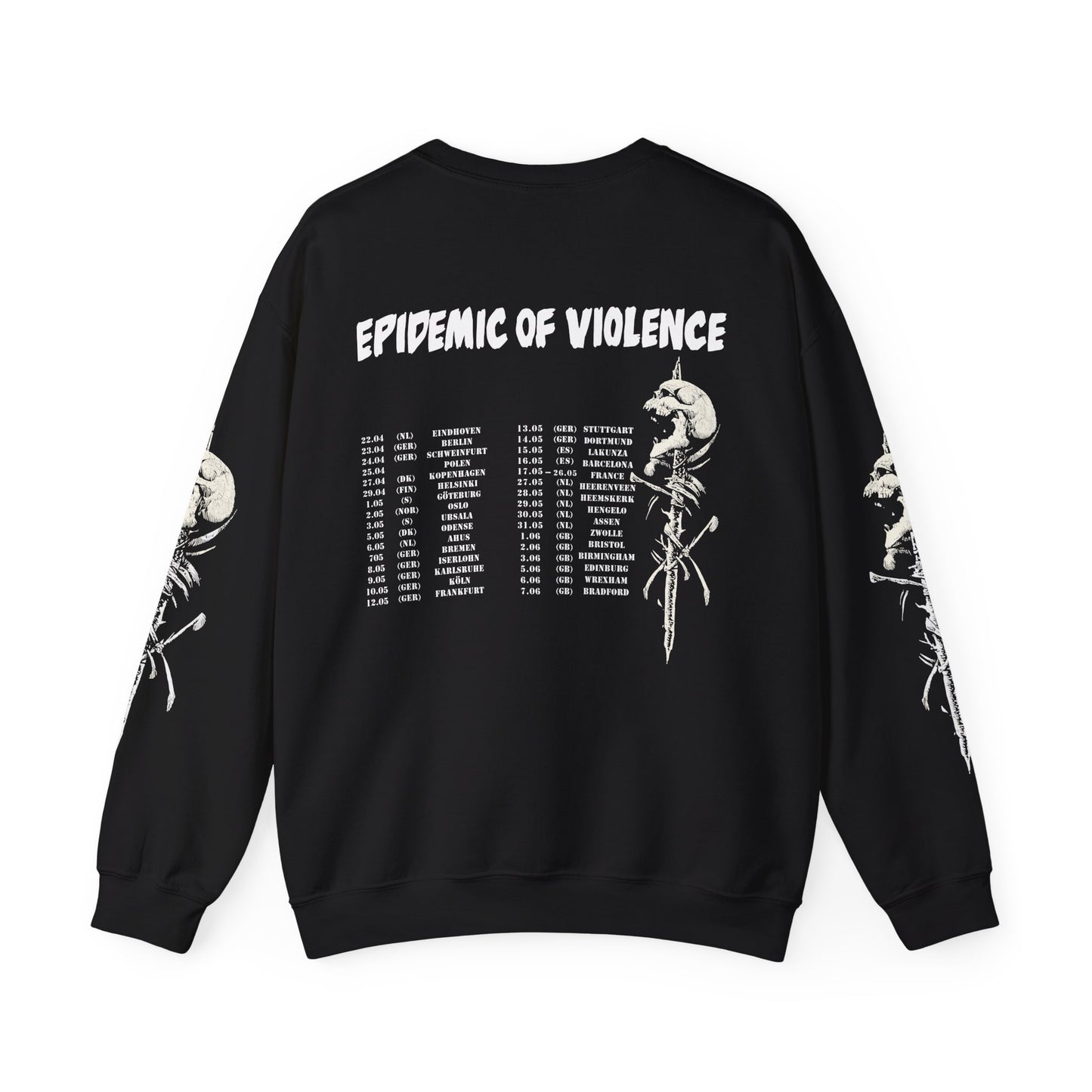 Demolition Hammer Epidemic Of Violence Crewneck Sweatshirt