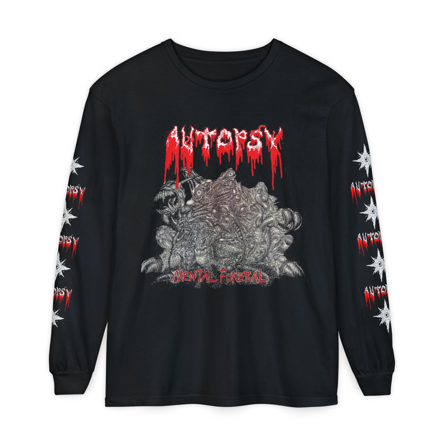 Autopsy Mental Funeral Death Metal Long Sleeve Tee