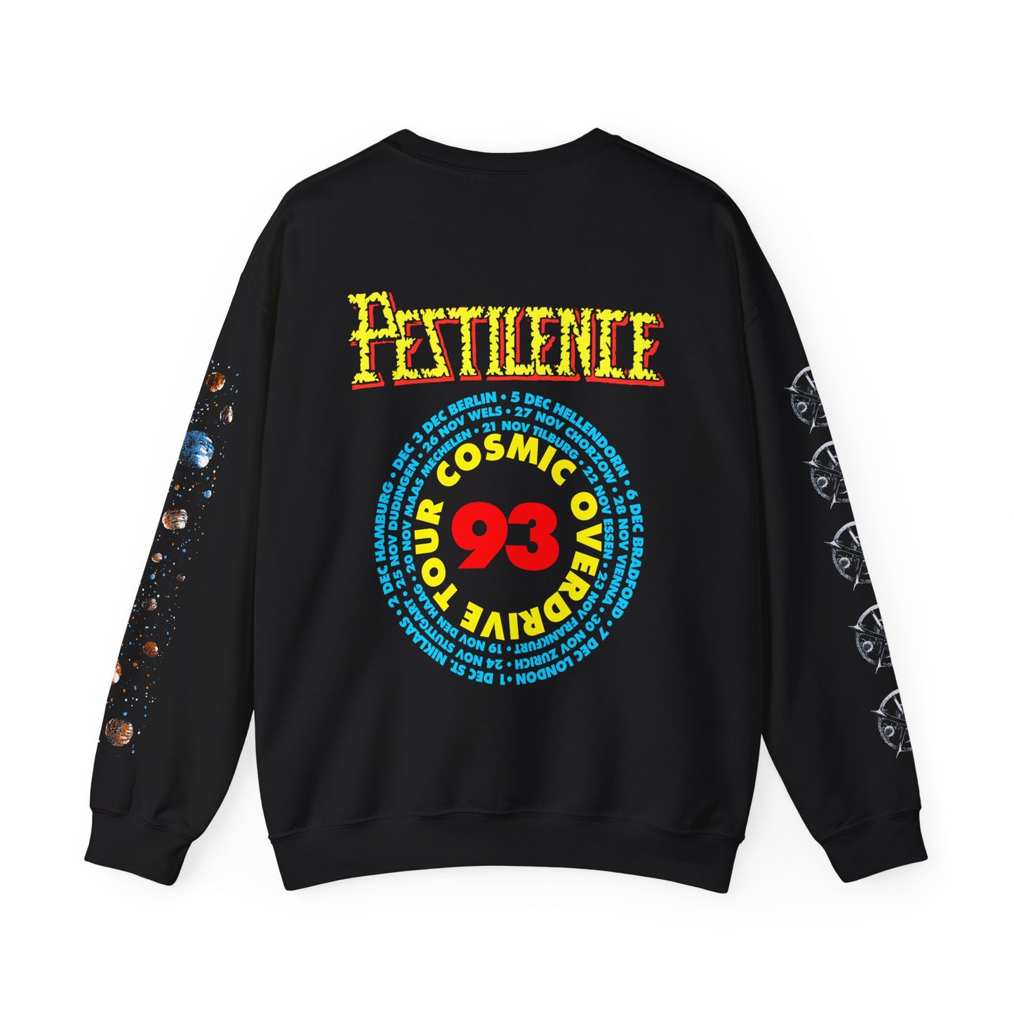 Pestilence Cosmic Overdrive Tour Crewneck Sweatshirt