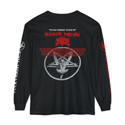 Blasphemy Rotting Christ Immortal Fuck Christ Tour Long Sleeve