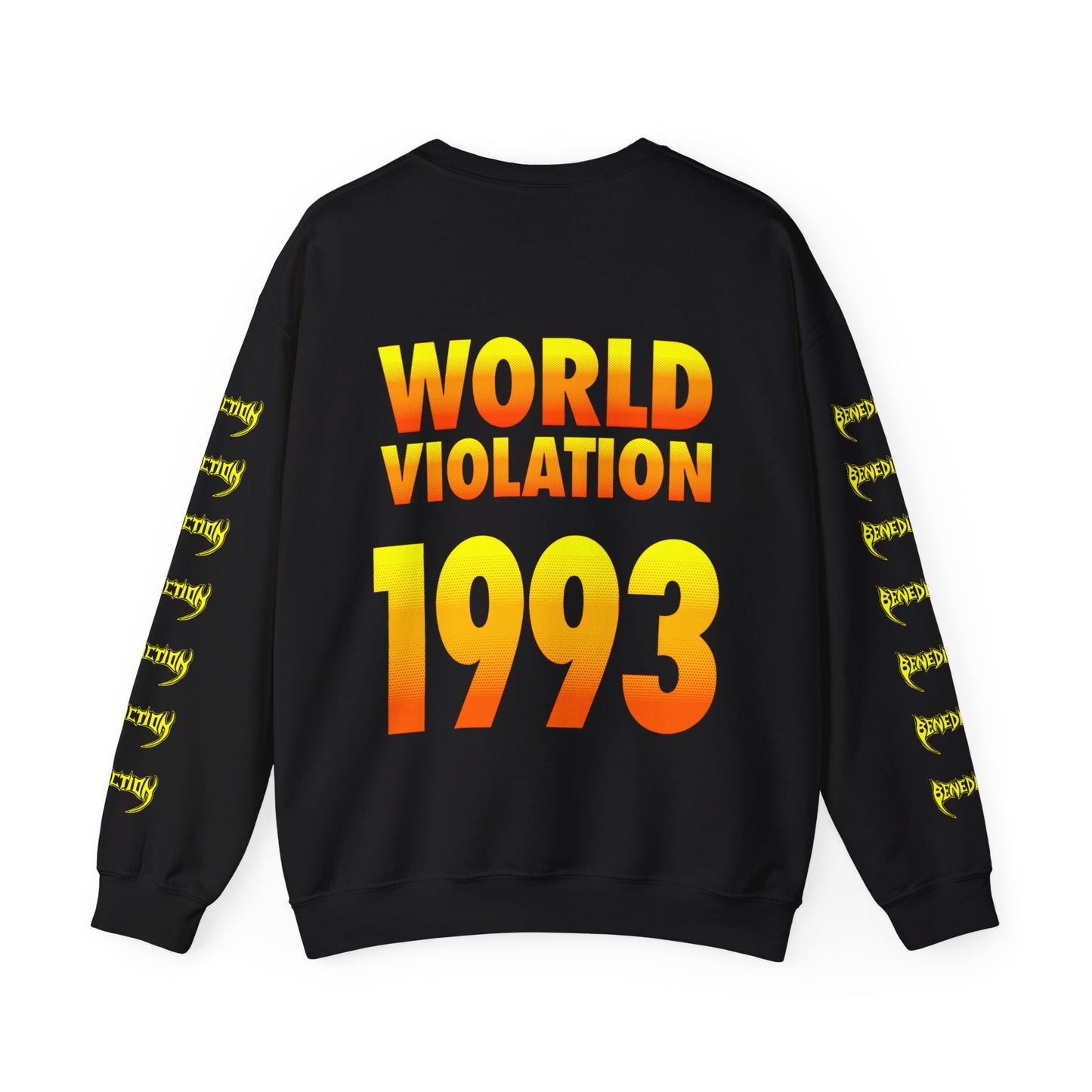 Benediction World Violation 1993 Tour Crewneck Sweatshirt