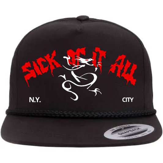 *PRE-ORDER* Sick Of It All Embroidered Hat