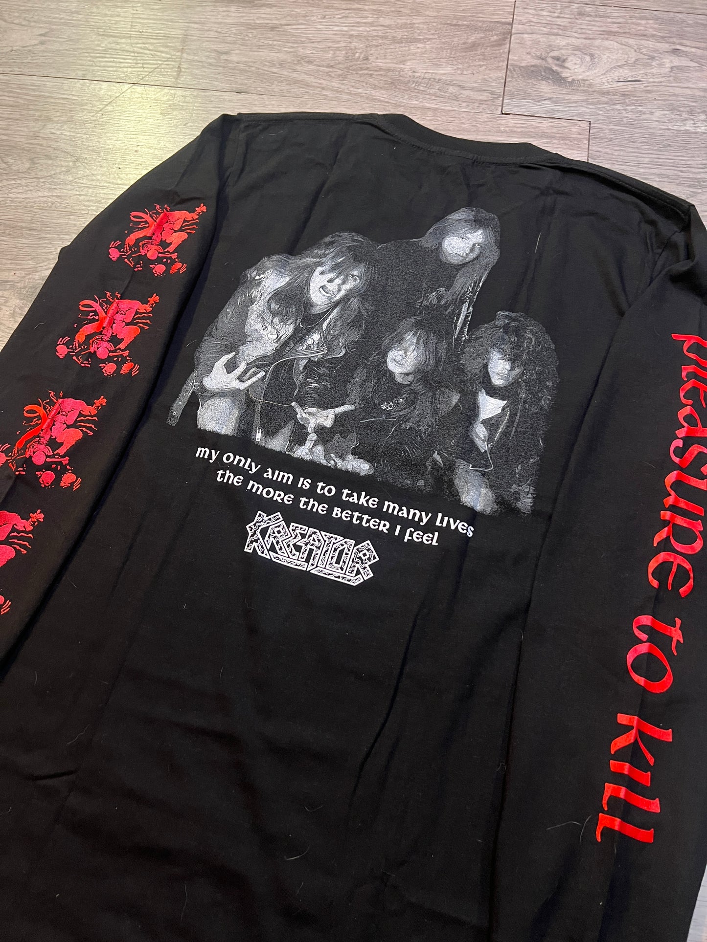 (L) Kreator Pleasure To Kill Long Sleeve