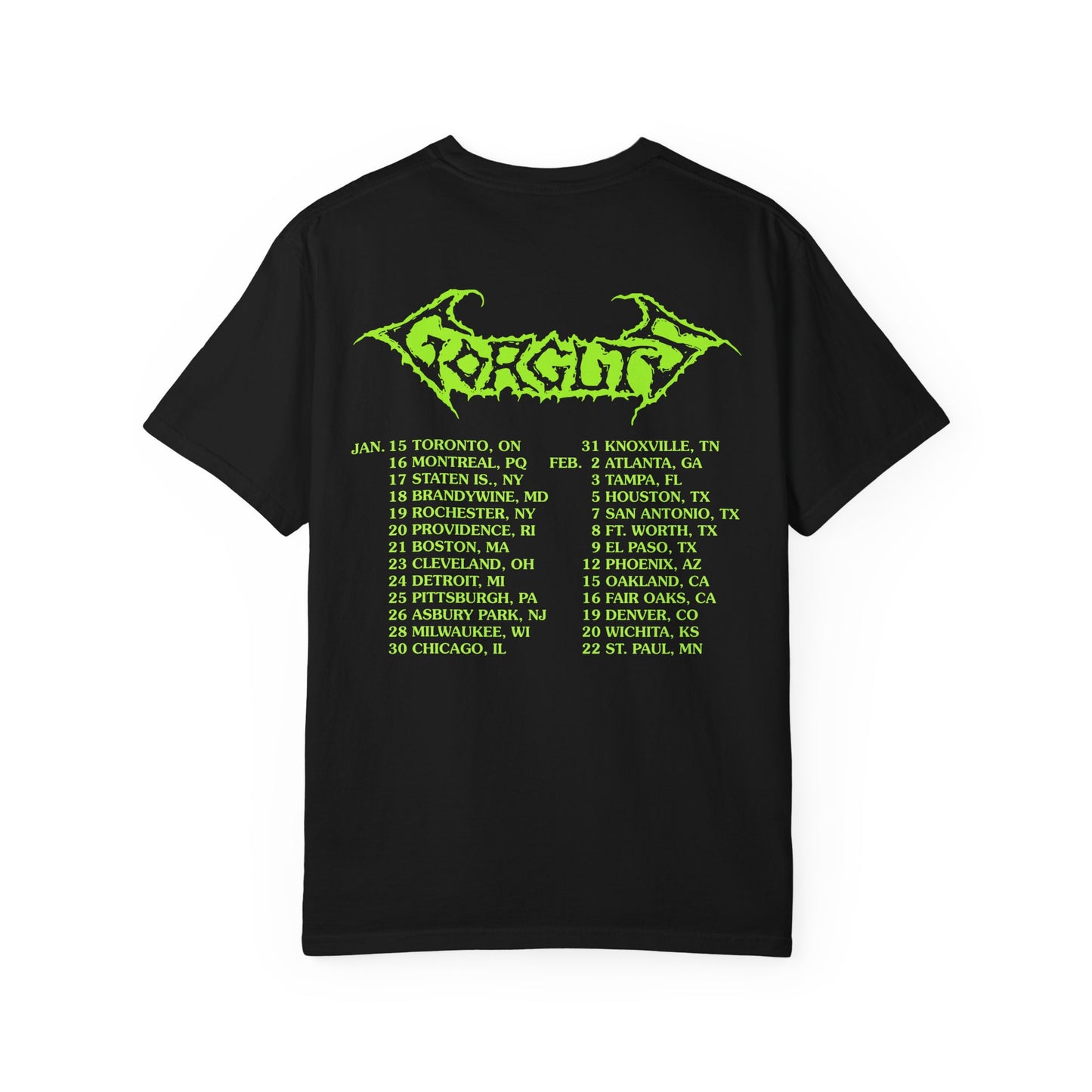Gorguts ConsiToured Dead T Shirt