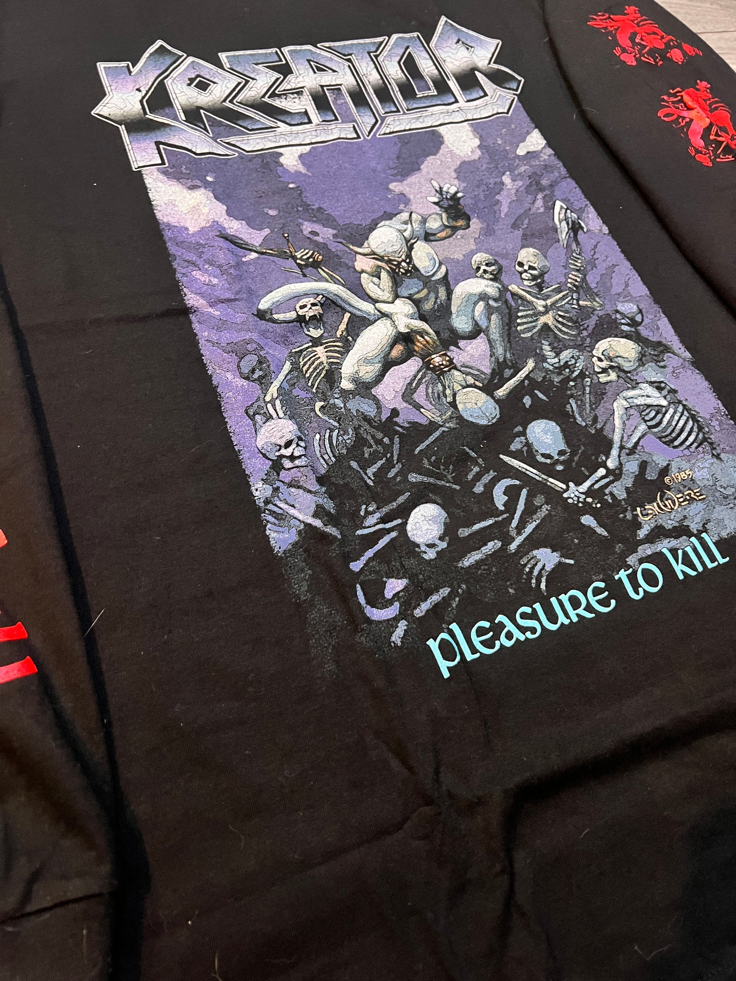 (L) Kreator Pleasure To Kill Long Sleeve