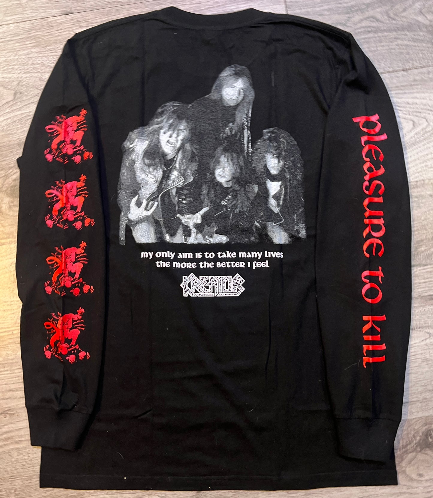 (L) Kreator Pleasure To Kill Long Sleeve